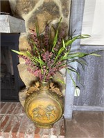 Vase & Floral Arrangement