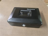 Sentry safe lock box with keys 10x7x3 inches