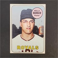 1969 Topps Baseball card #137 Wally Bunker