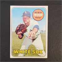 1969 Topps Baseball card #123 Wilbur Wood