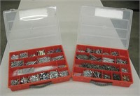 2 Storage Bins Of Assorted Hardware