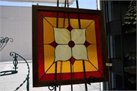 STAINED GLASS  HANGING ART