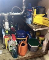 Contents of Cabinet - Cleaning Products