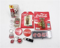 Coca-Cola Pin & Keychain Collection