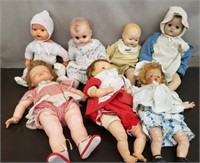 Lot of Large Vintage Baby Dolls