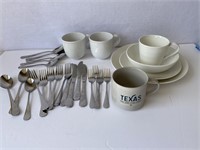 Place Setting, Flatware, Coffee Mugs