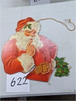 Vintage Santa Claus Cardboard Hanger