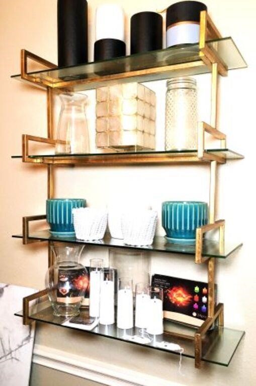 Modern Geometric Wall Shelf