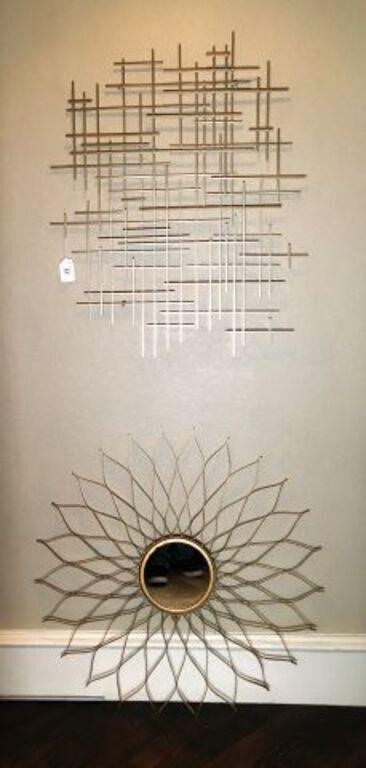 Gold Metal Wall Art