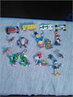 Older toys/ornament characters. Lot of