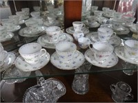 Shelley English Charm Bone China Cups & Saucers