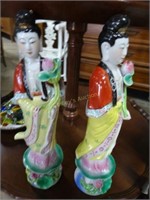 2 Oriental Porcelain Figures