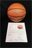 Pat Summitt signed basketball full jsa letter rare