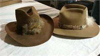 Biltmore size seven and a half hat and Resistol