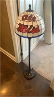 Ole miss Stained glass floor lamp