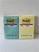 2 packs of 4  45count  post it notes