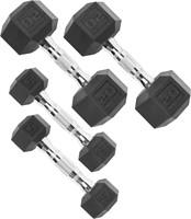 CAP 50 lbs Coated Dumbbell Set