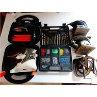 Electric Sanders, "C" Clamps and Drill Bits