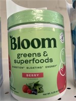 Bloom green & super foods berry 9.26oz