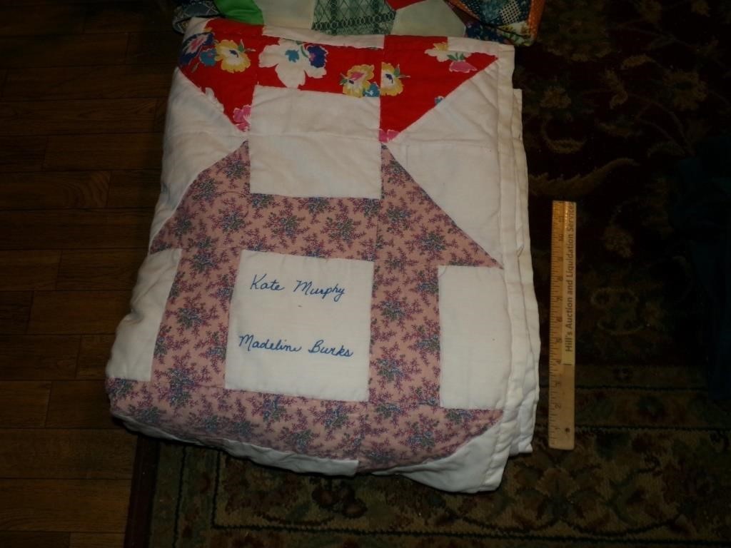 Quilt (Names Embroidered)