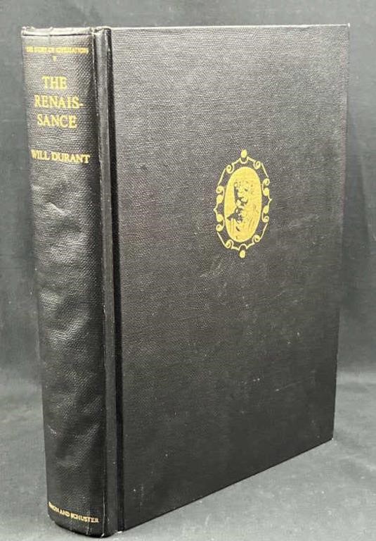 1953 The Renaissance by Will Durant Hardcover