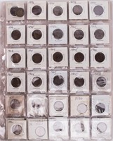 Coin Collection Of Indian & Lincoln Cents In 2X2's