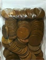 Bag of 100 pcs. Random Date Wheat Cents