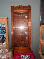 Wooden Collector Spoon Cabinet