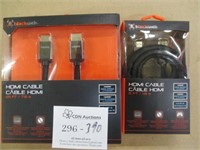 Blackweb 25Ft & 6Ft HDMI Cables