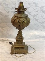 Electrified vintage Oil lamp