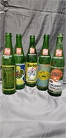 Vintage 7-up  Collectors Bottles. " Sports " 5