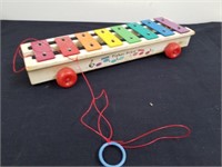 Vintage Fisher-Price xylophone pull toy
