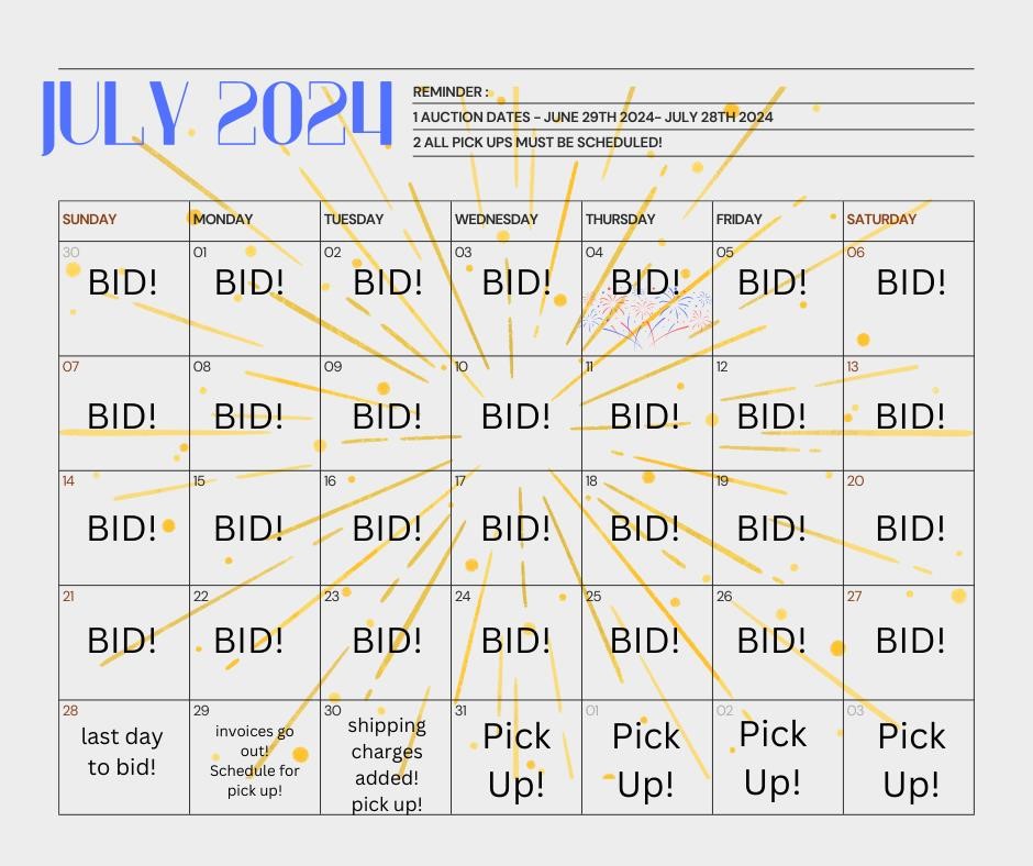 July 2024 Auction