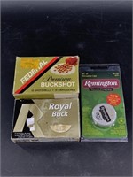 Lot with mixed 12 ga. Buckshot and copper plated b