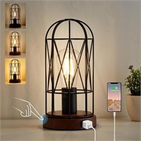 Industrial Table Lamp, Small, Touch Control