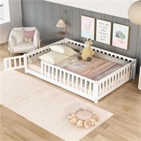 Bellemave Kids Montessori Floor Bed with Slats