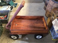 Amish Made Oak Kids Wagon