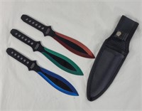Thunder Bolt throwing knives, 3 piece set