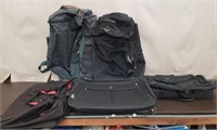 Pair of Large Rolling Duffels, Duffel Bag & 2