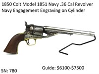 1850 Remington Model 1851 Navy .36 Cal Revolver