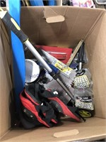 Misc tools--concrete finish tools, knee pads, etc