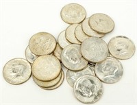 Coin 20 Kennedy 40% Silver Half Dollars BU