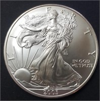 2003 1oz Silver Walking Liberty Coin