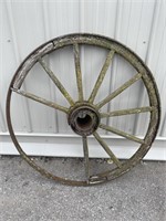 Wooden Wagon Wheel