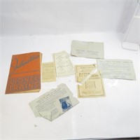 Lionel Paperwork, Vintage