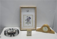 Four Assorted Clocks Untested See Info