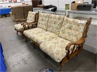 VINTAGE HARDWOOD COUCH