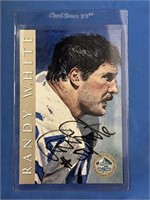 RANDY WHITE AUTOGRAPHED HALL OF FAME SIGNATURE