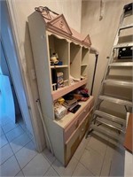 Large Doll House Shelf & Cabinet