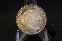 1963 Netherlands 1 gulden Silver Coin